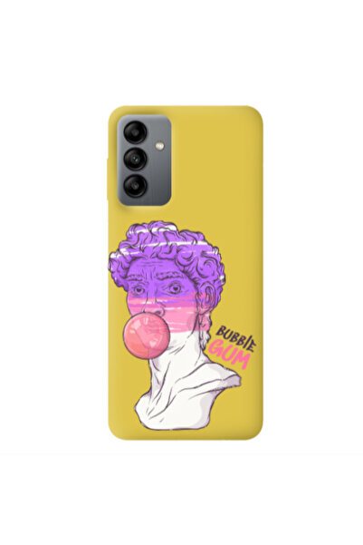 Other Samsung A04S Pin Bubble Yellow Colored Silicone TPU Θήκη