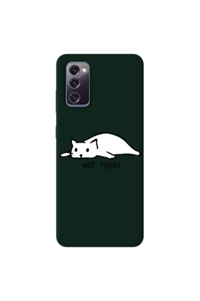 Other Samsung S20 FE Not Today Dark Green Colored Silicone TPU Θήκη