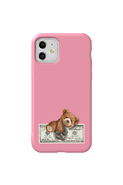 Other Apple iPhone 11 Money Style Pink Colored Silicone TPU Θήκη
