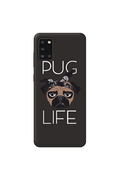 Other Samsung A31 Pug Life Black Colored Silicone TPU Θήκη