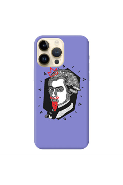 Other Apple iPhone 13 Pro Max Bearded Purple Colored Silicone TPU Θήκη