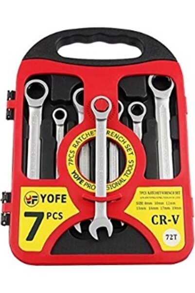 dorf Yofe Cırcır Anahtar Seti 8-19 mm 7'li