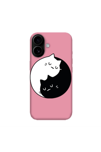 Other Apple Iphone 16 plus Bundle of love Pink Colored Silicone TPU Θήκη