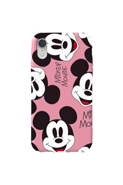 Other Apple iPhone Xr Mickey Mouse Pink Colored Silicone TPU Θήκη