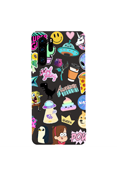 Other Huawei P30 Pro Cartoon queen Black Colored Silicone TPU Θήκη