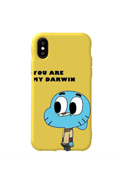 Other Apple iPhone Xs Max You are my darwin Yellow Colored Silicone TPU Θήκη