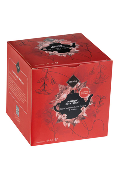 Rioba Bitki Poşet Çay 10Lu 2 G Nar Çiçekleri&Kırmızı Pancar&Roybos (8'li Paket)