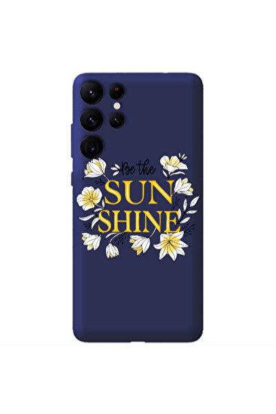 Other Samsung S22 Ultra Sun Shine Dark blue Colored Silicone TPU Θήκη