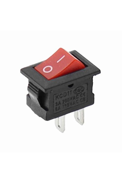 Roboyol Store KCD1 2 Pin Anahtar Kırmızı