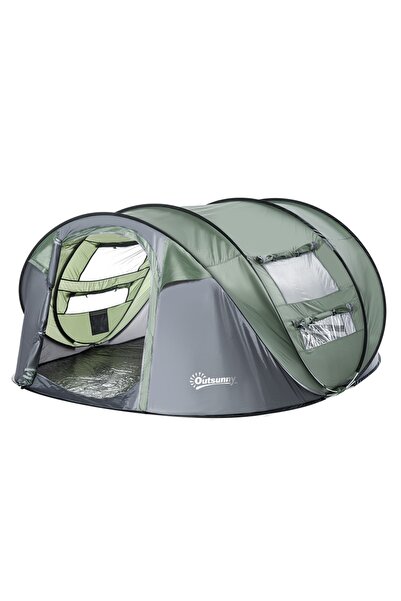 OEM Cort de camping pop-up Re-Bloom, poliester/PE/plasă/fibră de sticlă, 263....