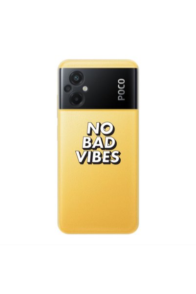 Other Xiaomi Poco M5 No bad vibes Transparent Silicone TPU Θήκη