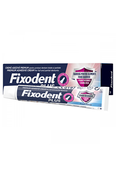 Fixodent | Plus Food Barrier Στερεωτική Κρέμα για Ολικές &amp; Μερικές Τεχνητ...