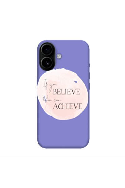 Other Apple Iphone 16 plus If You Believe Purple Colored Silicone TPU Θήκη