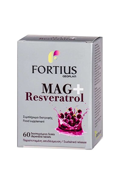 Geoplan Nutraceuticals Φόρτιους |   MAG+ Ρεσβερατρόλη 200mg |   60 ταμπλέτες
