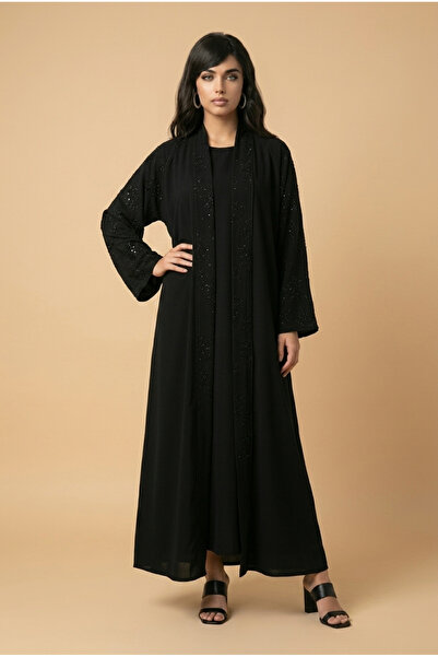 DAR ALSALAAM Abaya Kluwesh Fuschia Suitable for All Seasons