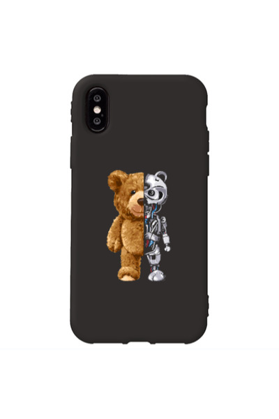 Other Apple iPhone Xs Glacier Black Colored Silicone TPU Θήκη
