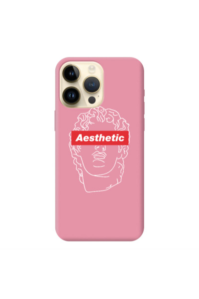 Other Apple iPhone 13 Pro Max Aesthetic Pink Colored Silicone TPU Θήκη