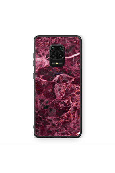 Other Xiaomi Redmi Note 9 Pro Marble Cherry Black Glossy Θήκη