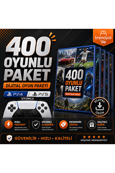 400 Oyunlu Premium Dijital Oyun Paketi | PS4 & PS5 Uyumlu