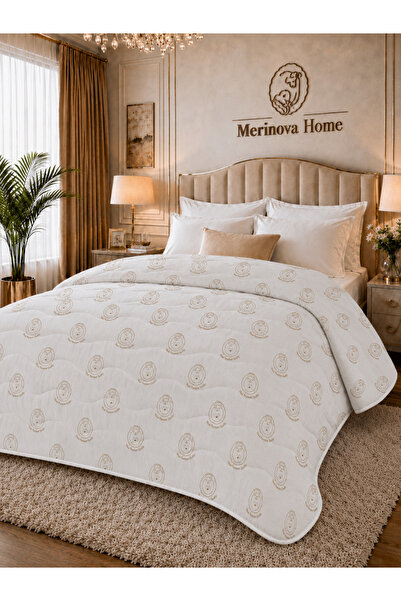 Merinova Home Merinova Single Person Merino Wool Filled Quilt Natural Heat Ba...