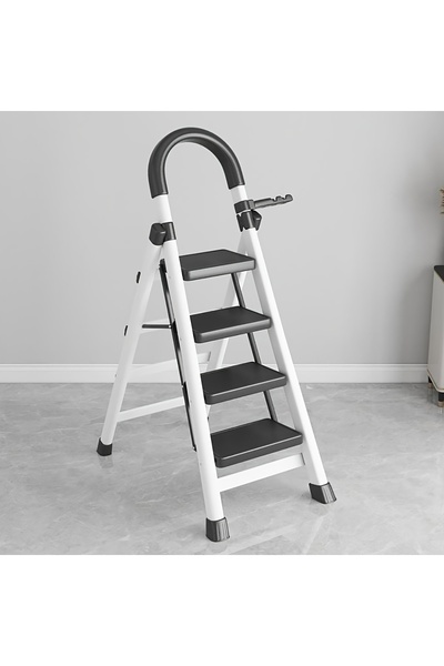 RollsTimi Black Household folding multifunctional climbing ladder
