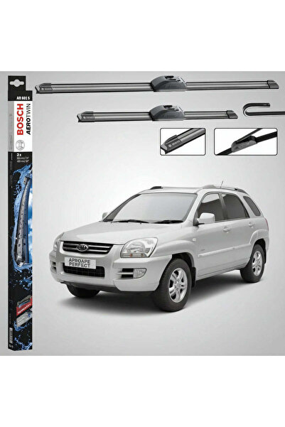 Bosch Σετ Υαλοκαθαριστήρων Παρμπρίζ για Kia Sportage II, VAN (JE_, KM_) 2004-...