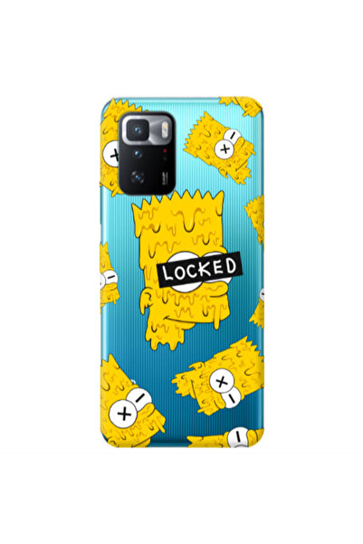 Other Xiaomi Poco X3 GT Bart Simpson Transparent Silicone TPU Θήκη