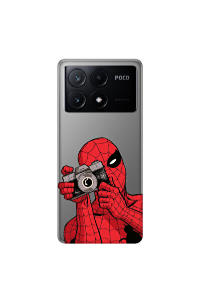Other Xiaomi Poco X6Pro 5G Spiderman take picture Transparent Silicone TPU Θήκη