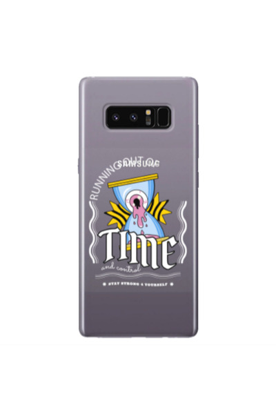 Other Samsung Note 8 Running out of time Transparent Silicone TPU Θήκη