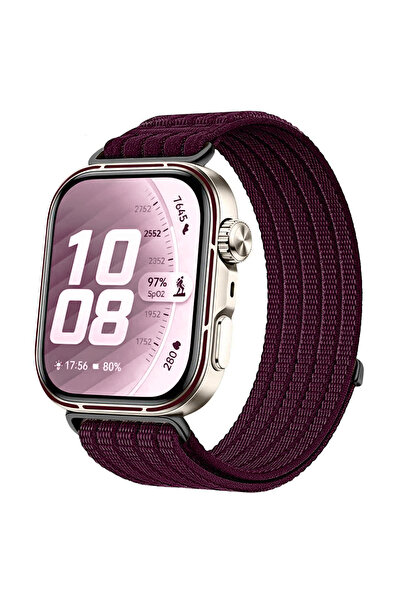 Techsuit W085 smartwatch Belt for Huawei Watch Fit 5, adjustable, dark purple
