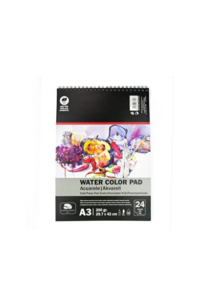 MC Micostore A3 drawing pad, Watercolors, 24 sheets, 200g/m2, spiral bound