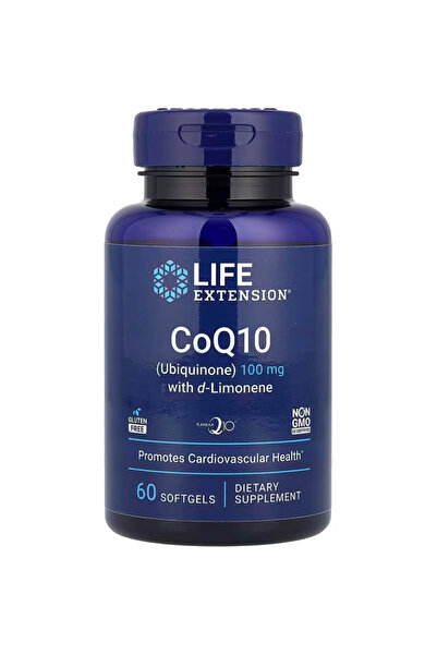 Life Extension CoQ10 (Ubiquinone) with d-Limonene – Heart Health, Fight Gener...