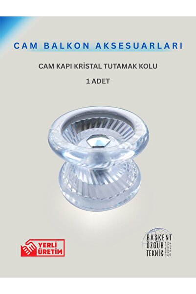 CADDE CAM BALKON CAM KAPI KRİSTAL TUTAMAĞI VE BAĞLANTI ELEMANI