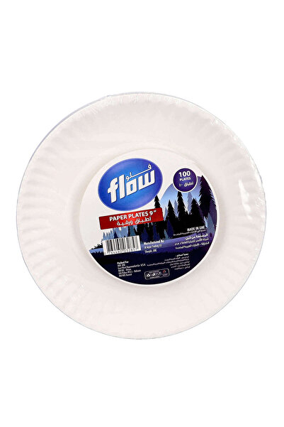 Flow Paper Plate 9in 100's
