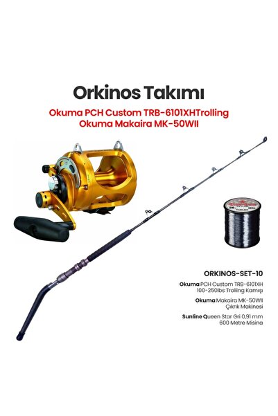 Okuma Makaira MK-50WII - PCH Custon Trolling - Orkinos Seti 10