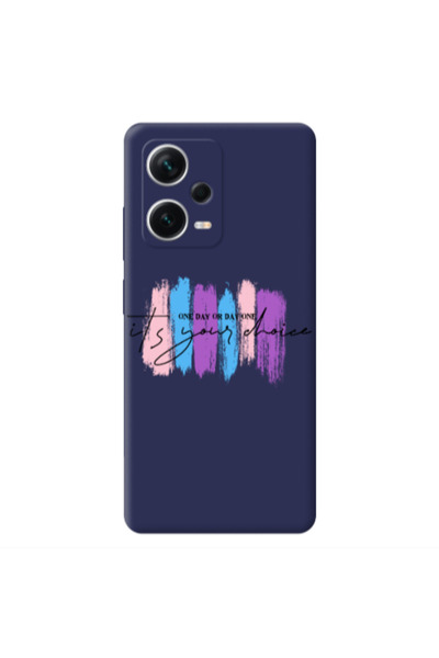 Other Xiaomi Poco X5 One Day Or Day One Dark blue Colored Silicone TPU Θήκη