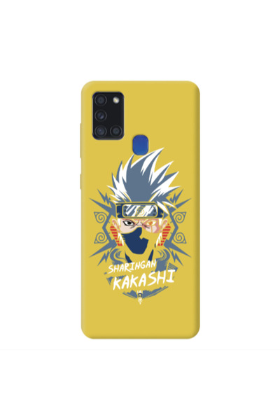 Other Samsung A21S Anime Mangoo Yellow Colored Silicone TPU Θήκη