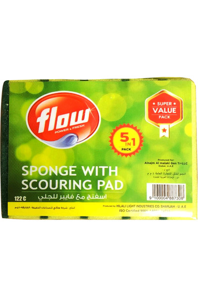 Flow Sponge with Scotch 5pcs