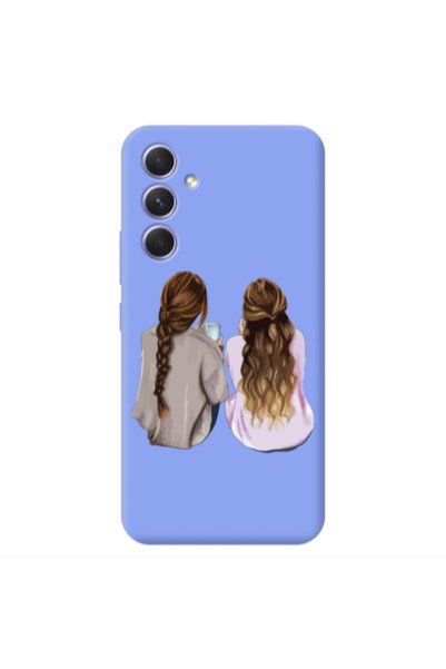 Other Samsung A54 Friends Light Purple Colored Silicone TPU Θήκη