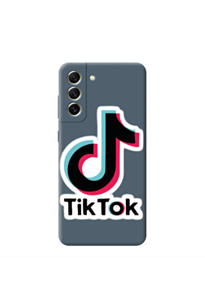 Other Samsung S21 PLUS Tik Tok Dark Grey Colored Silicone TPU Θήκη