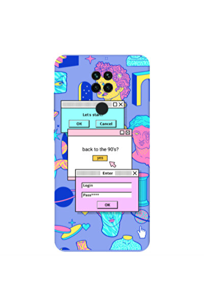 Other Xiaomi Redmi Note 9 Enter Login Light Purple Colored Silicone TPU Θήκη