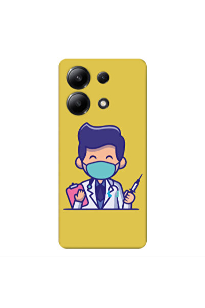 Other Xiaomi Redmi Note 13 4G Specialist Doctor Yellow Colored Silicone TPU Θήκη