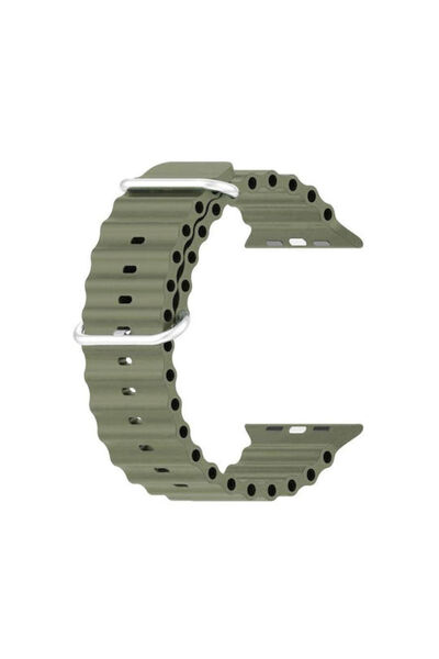 OEM Λουράκι Oceanwave για Apple Watch 38 40 41 42 Σειρά 10 11 Σκούρο Πράσινο