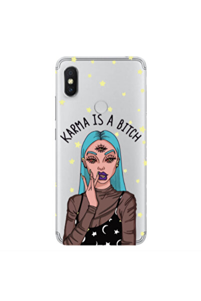 Other Xiaomi Redmi S2 Karma is a bitch Transparent Silicone TPU Θήκη