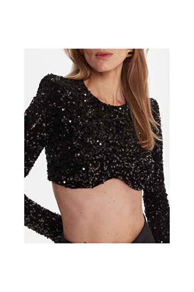 Elisabetta Franchi Bluză de damă TO04657E2 Negru