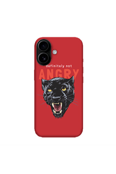 Other Apple Iphone 16 plus Pointed teeth Red Colored Silicone TPU Θήκη