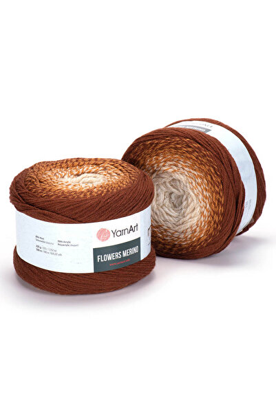 Generic Brand Yarnart Flowers Merino Batik Mandala Knitting Yarn 225g 590m