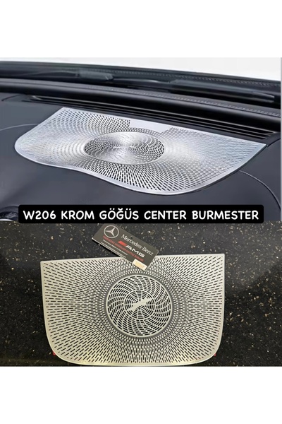 Genel Markalar MERCEDES W206 BURMESTER GÖĞÜS KAPAK CENTER KROM 2022+