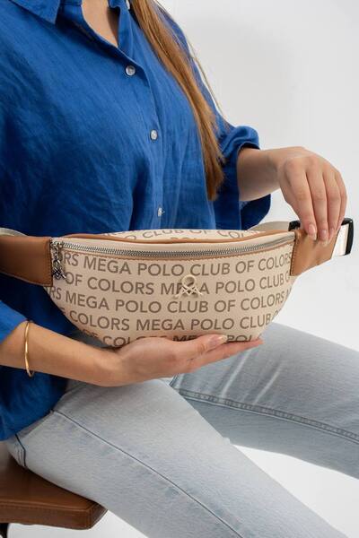 MEGA POLO CLUB OF COLORS NEW JERSEY Unisex Women's Chest Bag with Cross Strap...
