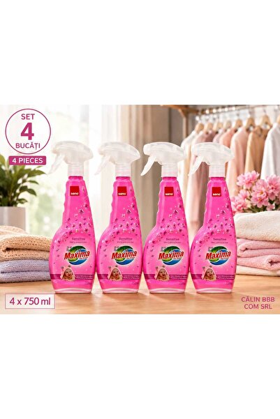 Sano Set 4 x Maxima For Dryer Sensitive Parfum pentru Haine și Balsam pentru ...